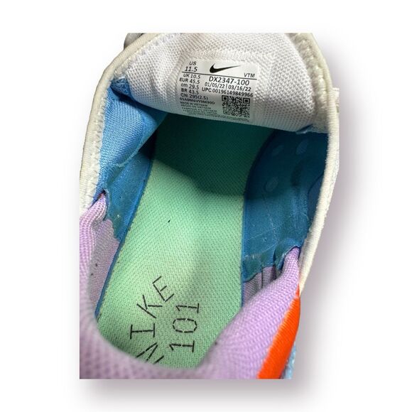 Nike Air Max 270 Men’s‎ Size 11.5 Athletic Running Shoes Multi-Color DX2347-100 - Picture 6 of 9